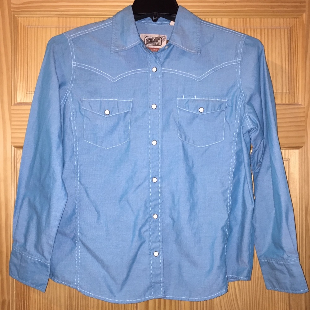 Women’s long sleeve western shirt L